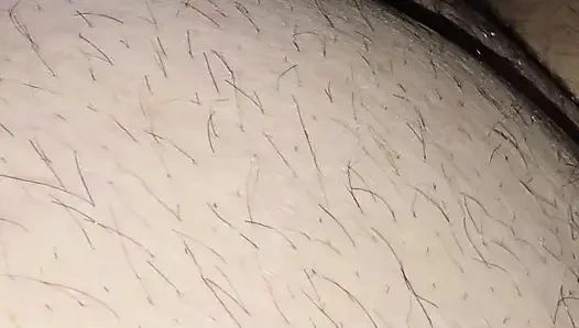 Step mom lets step son fuck her feet while sitting in bed