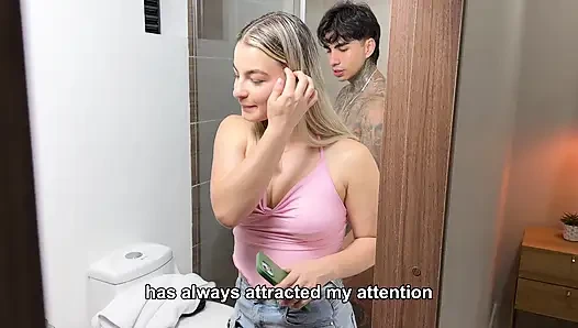 My girlfriend almost catches me her best friend