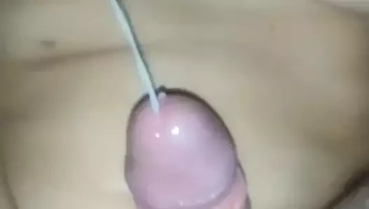 Göbek ve memelere boşalma