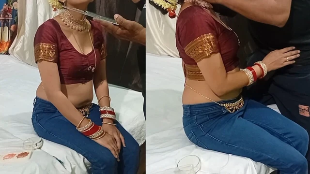 Визажист трахает киску новой невесты во время макияжа