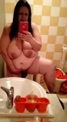 Bbw mastürbasyon içinde banyo