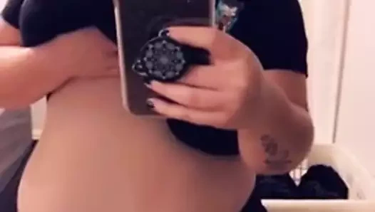 Büyük göbek fetişi #14