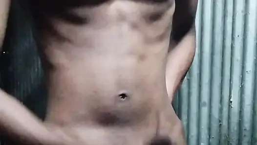 Horny boy jarking and cumshot