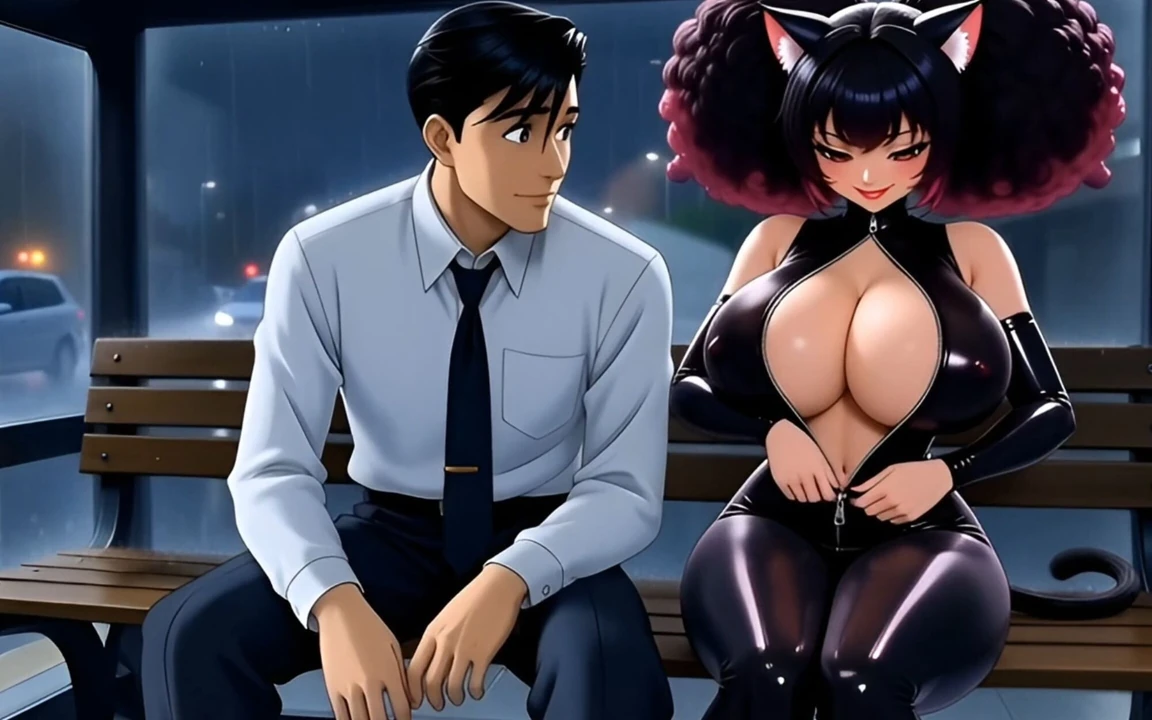 kız aşk ve seks istiyor. Hentai anime çizgi film. Ai Animation