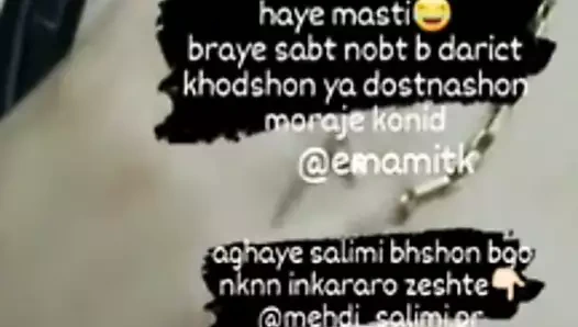 Ünlü iranian kız elahe emami gösteri ona memeler