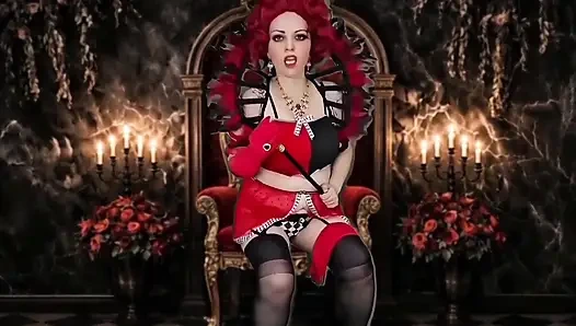 Kraliçenin fetiş baskısına itaat et