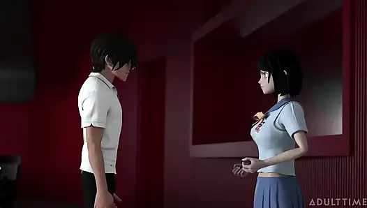 Hentai seks koleji 2. yarıyıl bölüm 1 - hentai tatlı kız ilk gününde dölleniyor