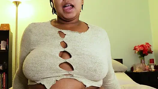 your big titty girlfriend wants you to watch her play with her new toy