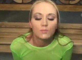 20 erkekler ağzına ve yüzüne boşalmak