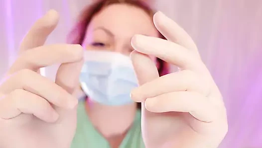 Asmr: cerrahi eldivenler (Arya Grander).