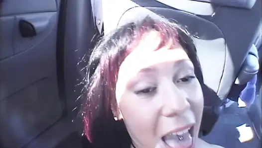 90'ların Minibüs Seksi Yabancıyla Dağınık Yutuyor