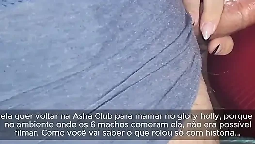 Evli ev hanımı gavatına binmeyi seviyor ve yatak odasının kapısını açmaya çalıştıklarında yarıda kesiliyor