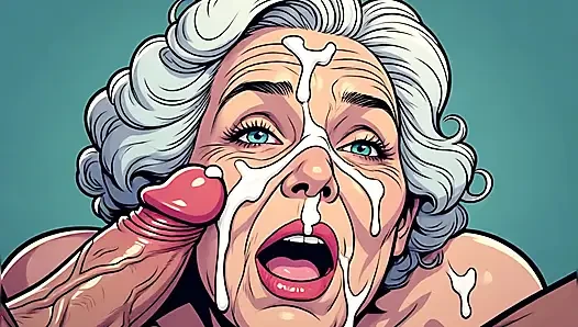 Vintage Cartoon Style Facials