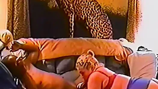 Amatör çift oturma odasında sikişiyor