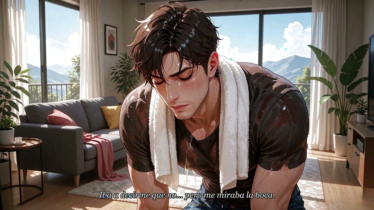 LENA EP1: MY BEST FRIEND'S WIFE IS A SLUT: SHE SOAKED ME WITH THE HOSE AND FUCKED ME IN HER DOUBLE BED - ANIME - AUDIO IN SPANISH - A