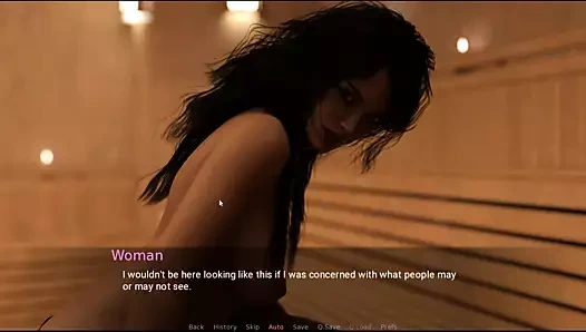 Kişisel antrenör - erotik çizgi romanlar - saunada eğlenmek