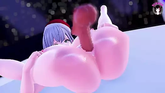 Büyük horoz + Creampie ve fışkırtma ile derin nüfuz (3d hentai)