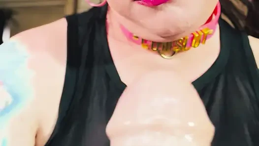 New Latex Gloves! Tina Snua Wanks A Dildo Just How Daddy Likes His Cock Stroked!
