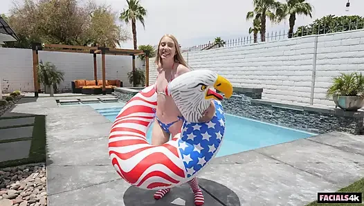 pool party + cumshots: the ultimate 4th of july