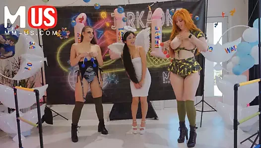 Jerkaoke - lauren phillips ve gia derza birbirlerini yiyip sikişiyor