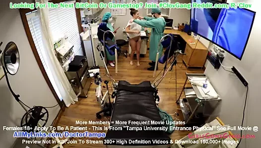 $clov kendra kalp jinekolojik muayenesi, doktor tampa ve hemşire lenna lux