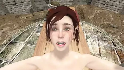 bir dev tarafından buttfucked