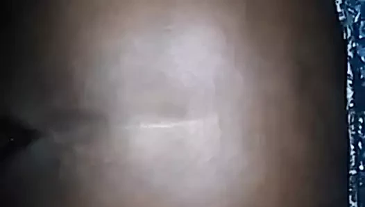 Siyah bbw bükülmüş üzerinde