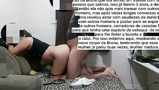 Bruna Silva ateşli evli kadın geri döndü