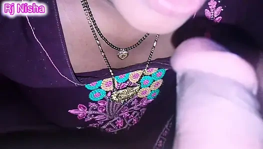 Rj Nisha indian couple with husband badroom romance