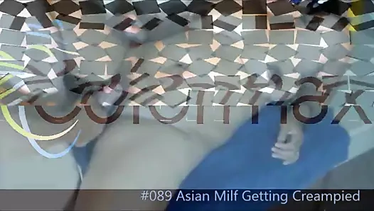 Asya milf creampied