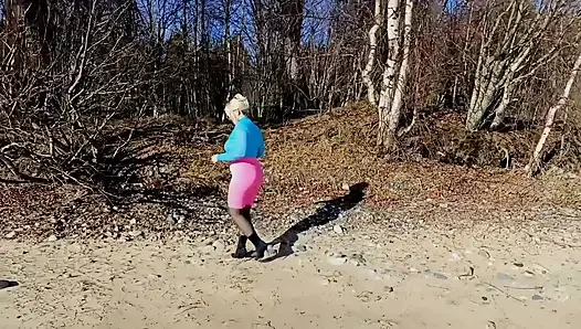 Sexy outfit for spring walk