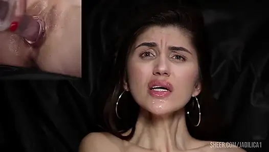 Tight Pussy Gets Lots of Orgasms Playing 1 on 1 with the Camera