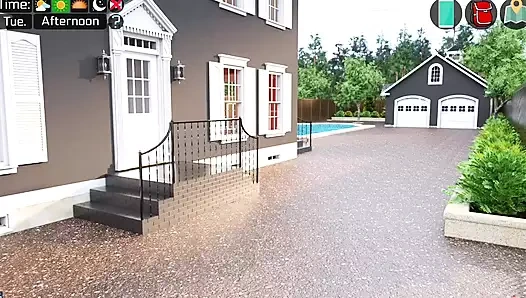 Orta yaşlı seksi kadın şehri #28 Caroline'i külotunda boşalttırdım