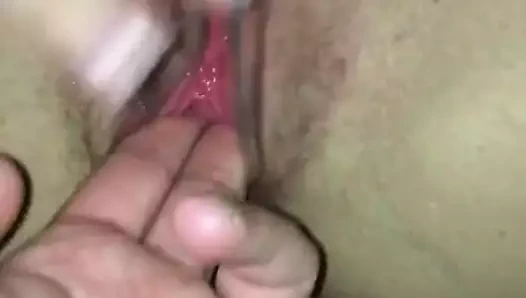 La mia amante  squirta sulle mie mani ( amante vera )