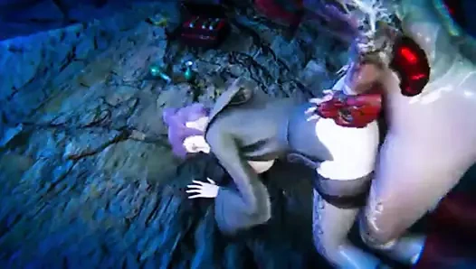 Güzel prenses mağarada sikişiyor - hentai 3d sansürsüz v390