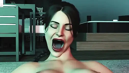 Ateşli seksi desi kız makine tarafından sikiliyor