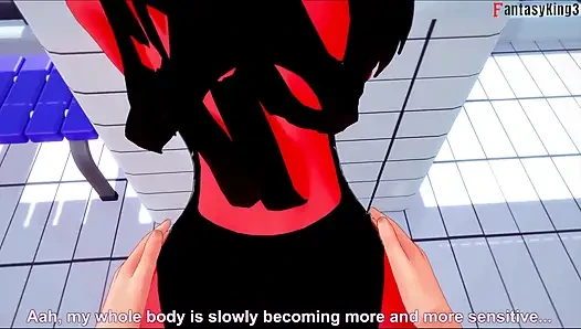 Meru succubus bikini bakış açısı seks