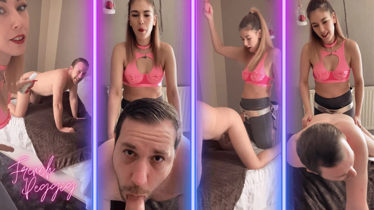 Французский трах страпоном - я знакомлю мою подругу с трахом страпоном!