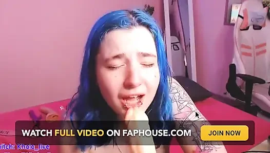 Tw Kink Saliva! Sana sakso çekiyor ama sonunda göğüslerimi salyayla kapatıyorum :3