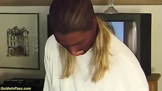 Gerçek Alman fetişi üvey aile terapisi