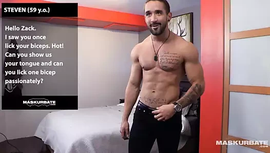 Düz fransız kanada muscle iri parça ve onun web kamerası solo