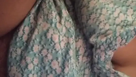 Sri Lanka Jente Mønstring på badet med Dildo Lust med Store Pupper og våt Fitte