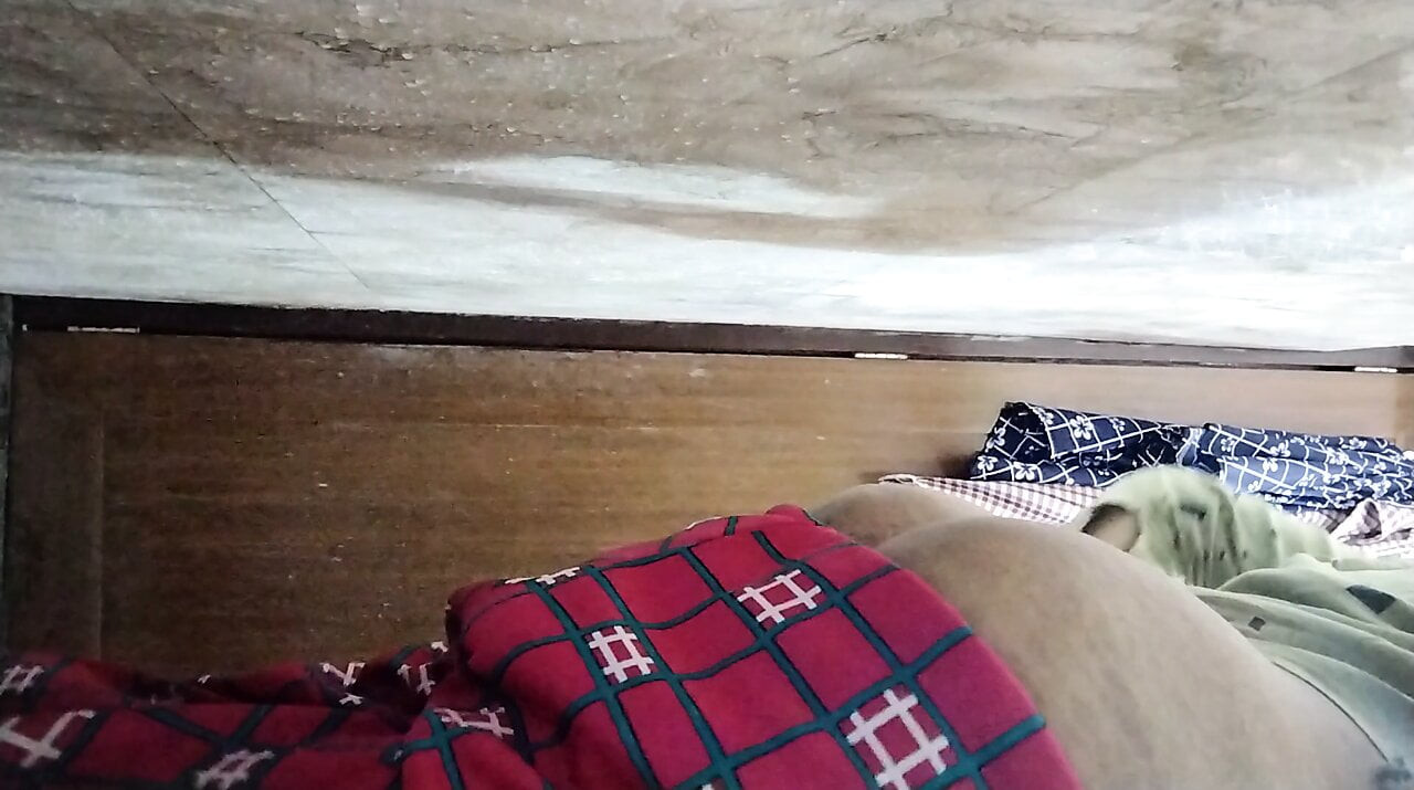 Ev karısı temiz ona kedi at evde Hint ev karısı banyo ve parmak