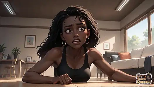 Zenci kraliçenin tropikal saksosu: en iyi zenci xxx pornosu!