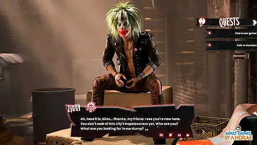 Sex, Sin & Rock'n'Roll Gameplay Part 1 - Van Crash, Motel Stop & A Strange New Beginning