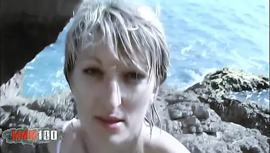 Estelle-clark azgın orta yaşlı seksi kadın la plage sikiliyor