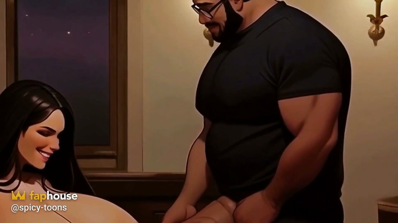 Orta yaşlı seksi kadın Maria üvey kızının kocasını seviyor