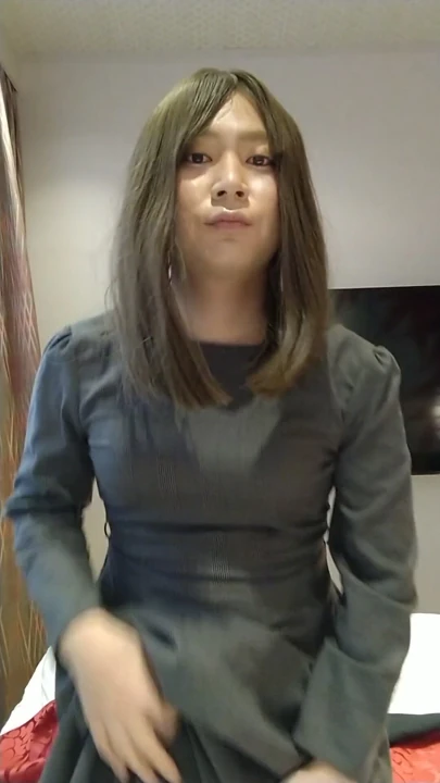Japon crossdresser'lar mastürbasyon yapıyor | Klip 2