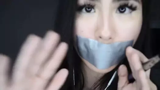 tape gag asmr