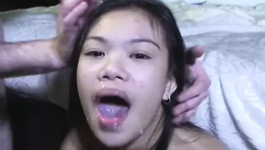 Özel Filipinli amatör Jane, mükemmel göt yalama cosplay hemşiresi, yerde piston sikişi, döl ve ağza işeme,